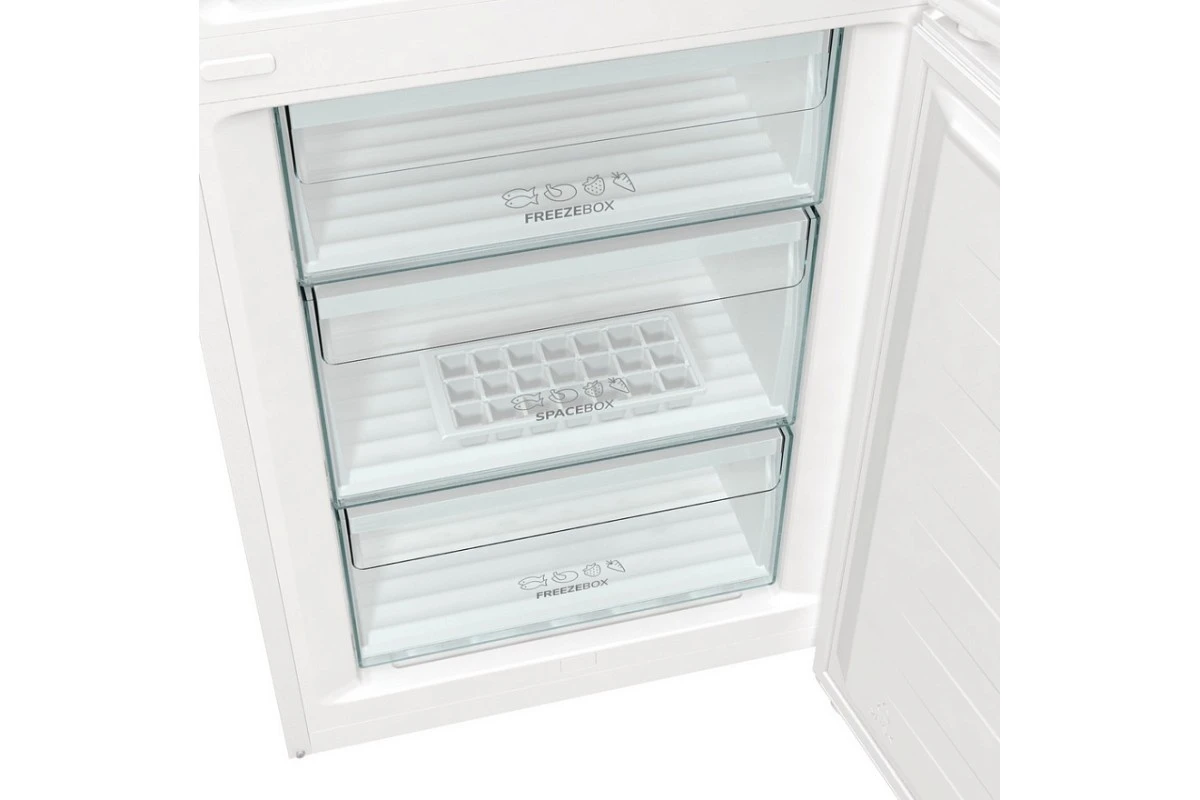 Отдельностоящий двухкамерный холодильник Gorenje NRK6201EW4
