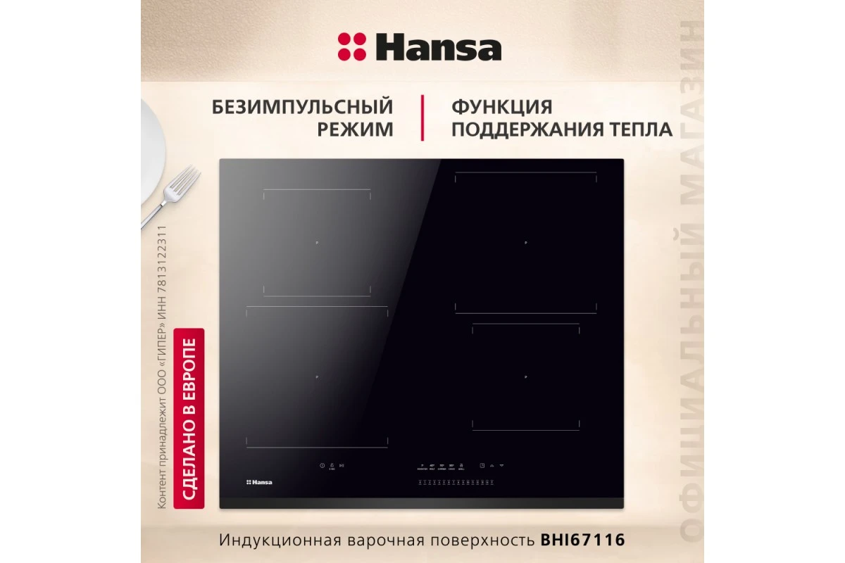 Индукционная панель Hansa BHI67116