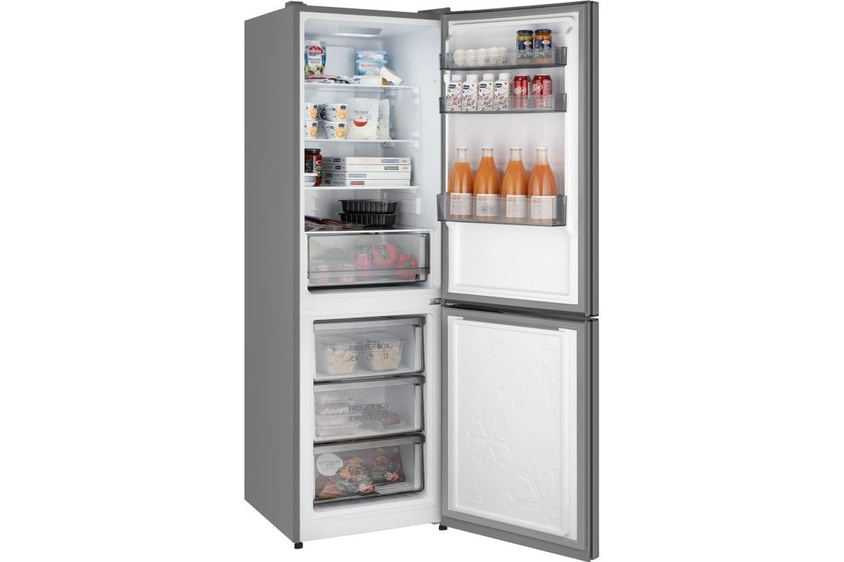 Отдельностоящий холодильник с инвертором Weissgauff WRK 185 Total NoFrost Inverter Beige Glass
