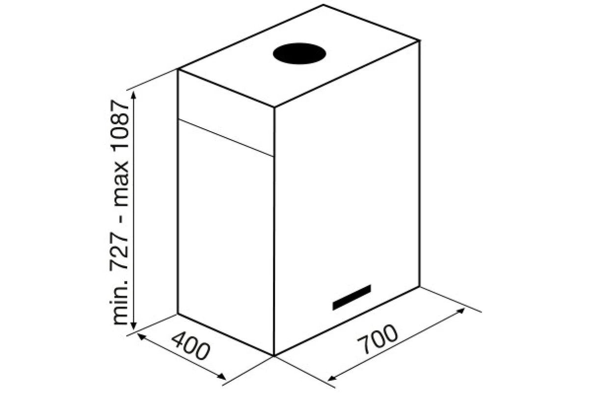 Вытяжка Korting KHA 7950 X Cube