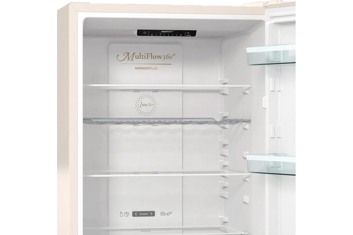 Отдельностоящий двухкамерный холодильник Gorenje NRK6192CLI