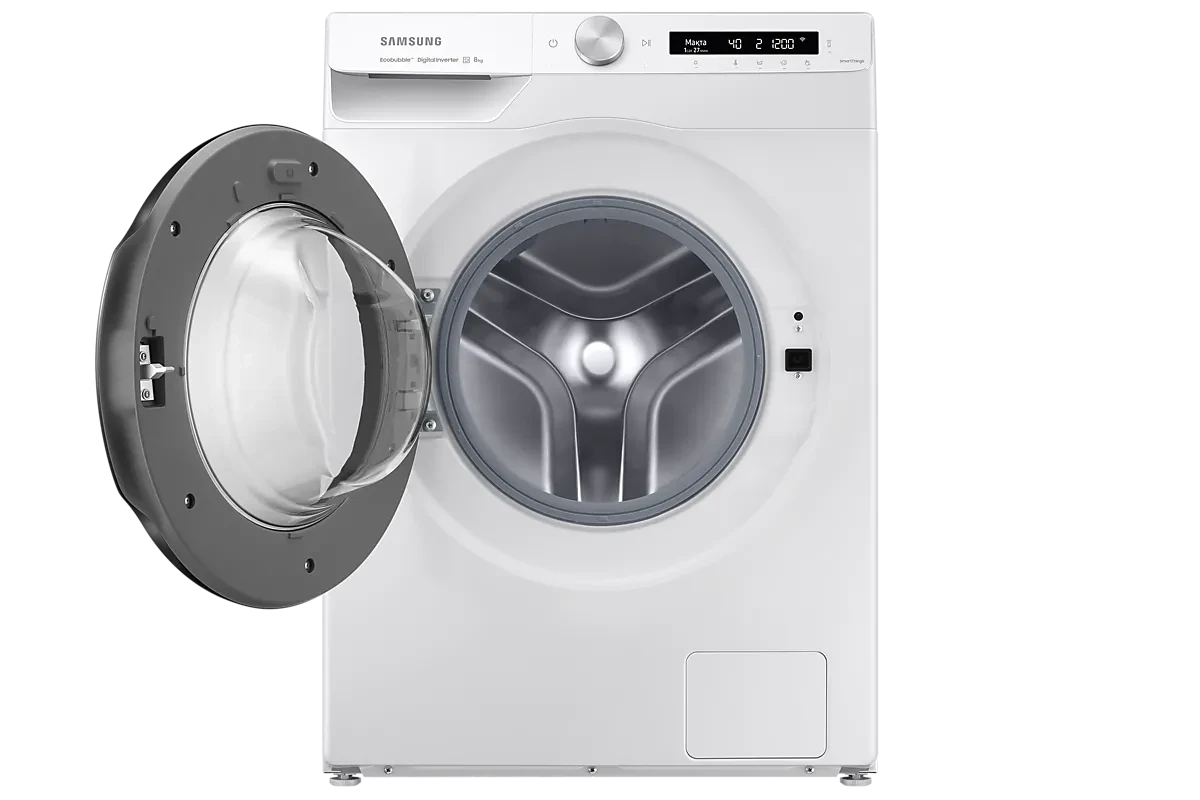 Стиральная машина Samsung WW80A6S24AW/LD (EcoBubble и AI Control)