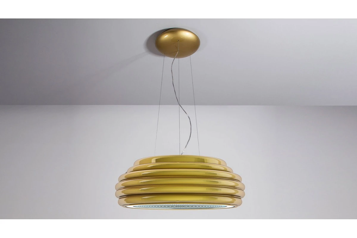 Островная вытяжка Sirius SILT 27 HIVE gold