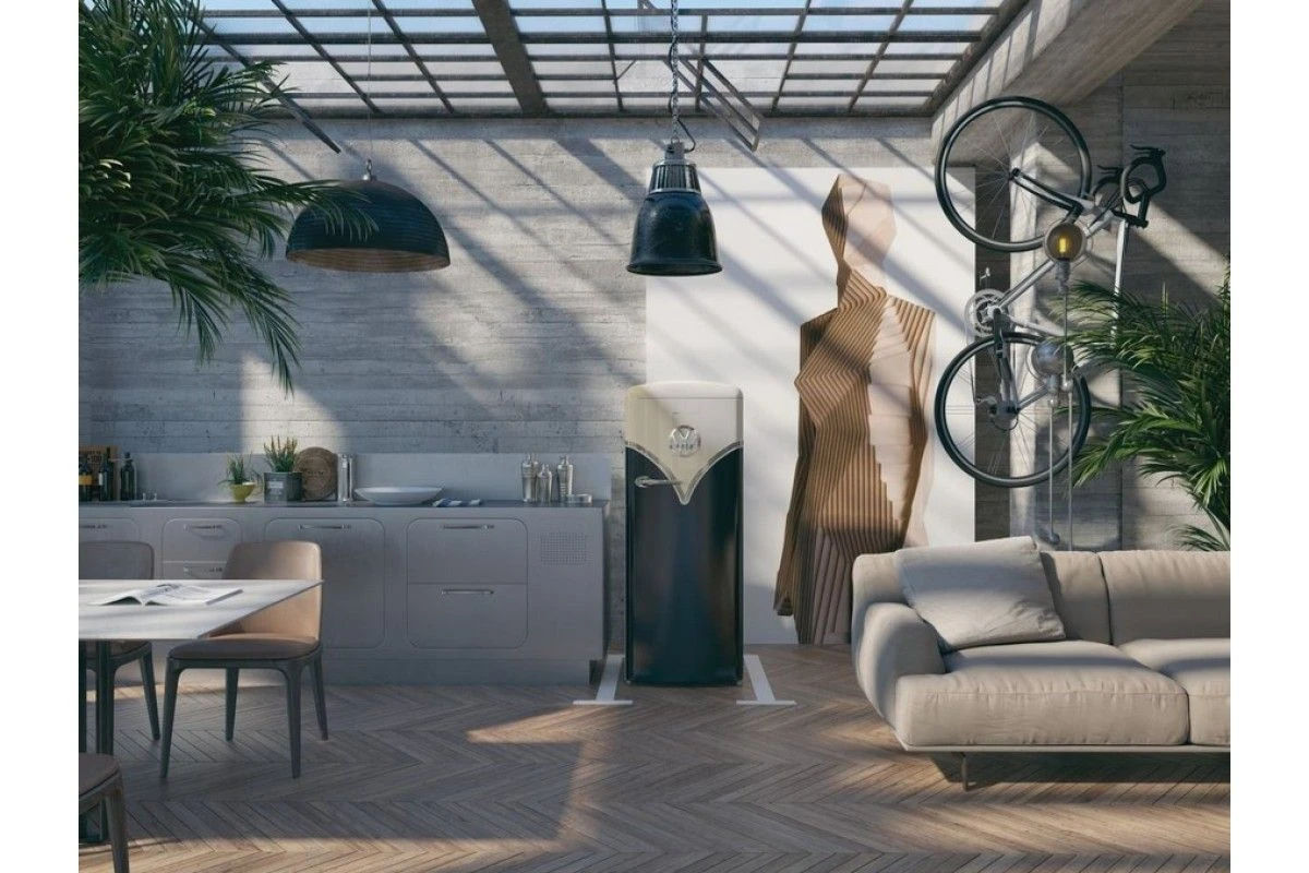 Отдельностоящий однокамерный холодильник Gorenje OBRB153BK