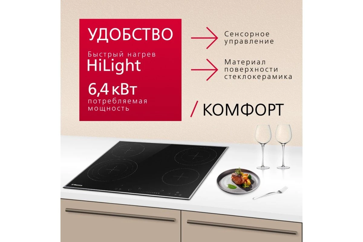 Электрическая панель Hansa BHCI96808