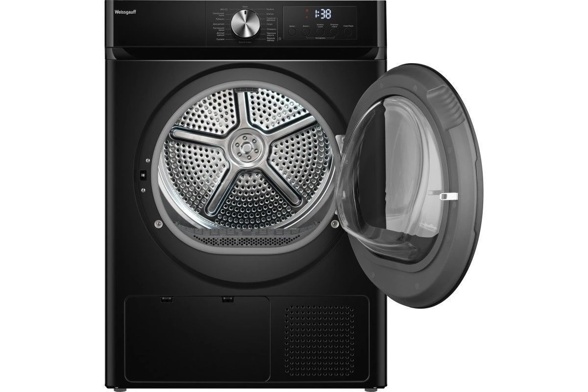 Сушильная машина Weissgauff WD 6010 Heat Pump Matt Black