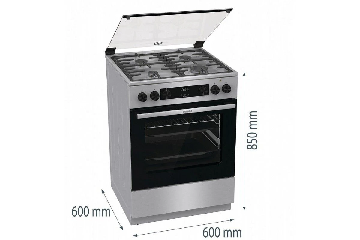 Комбинированная плита Gorenje GKS6C72XF