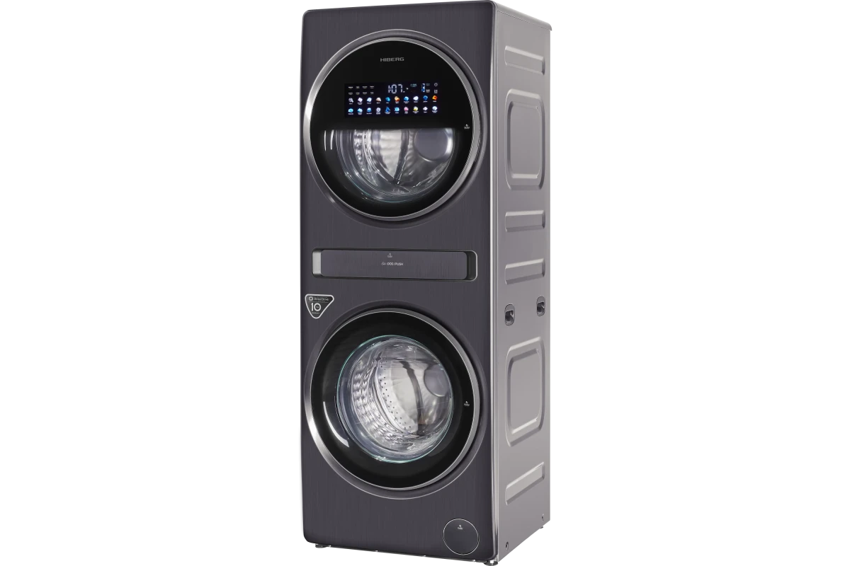 Стиральная машина c сушкой Hiberg TOWER i-DD 107-612 Sd