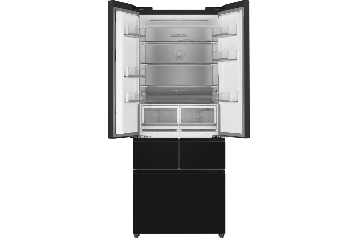 Отдельностоящий холодильник Weissgauff WFD 450 Built-in Inverter NoFrost Dark Inox