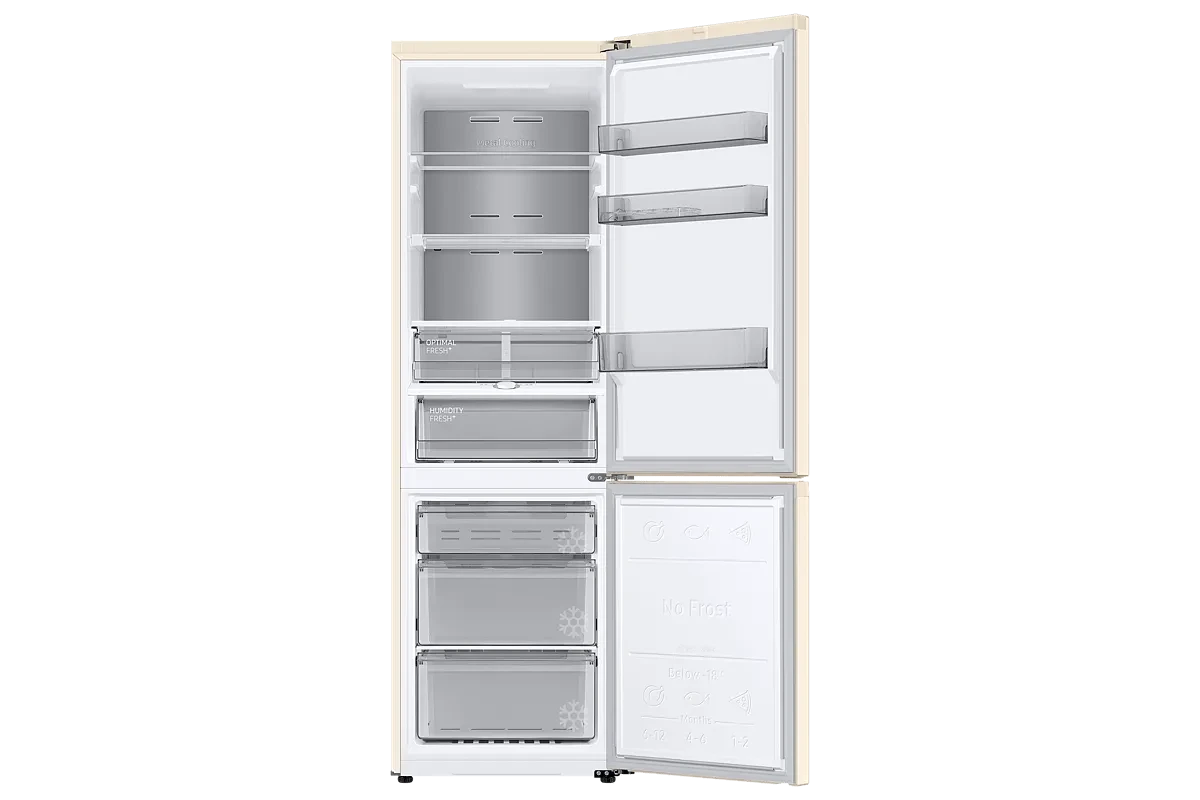 Холодильник Samsung RB36T774F бежевого цвета