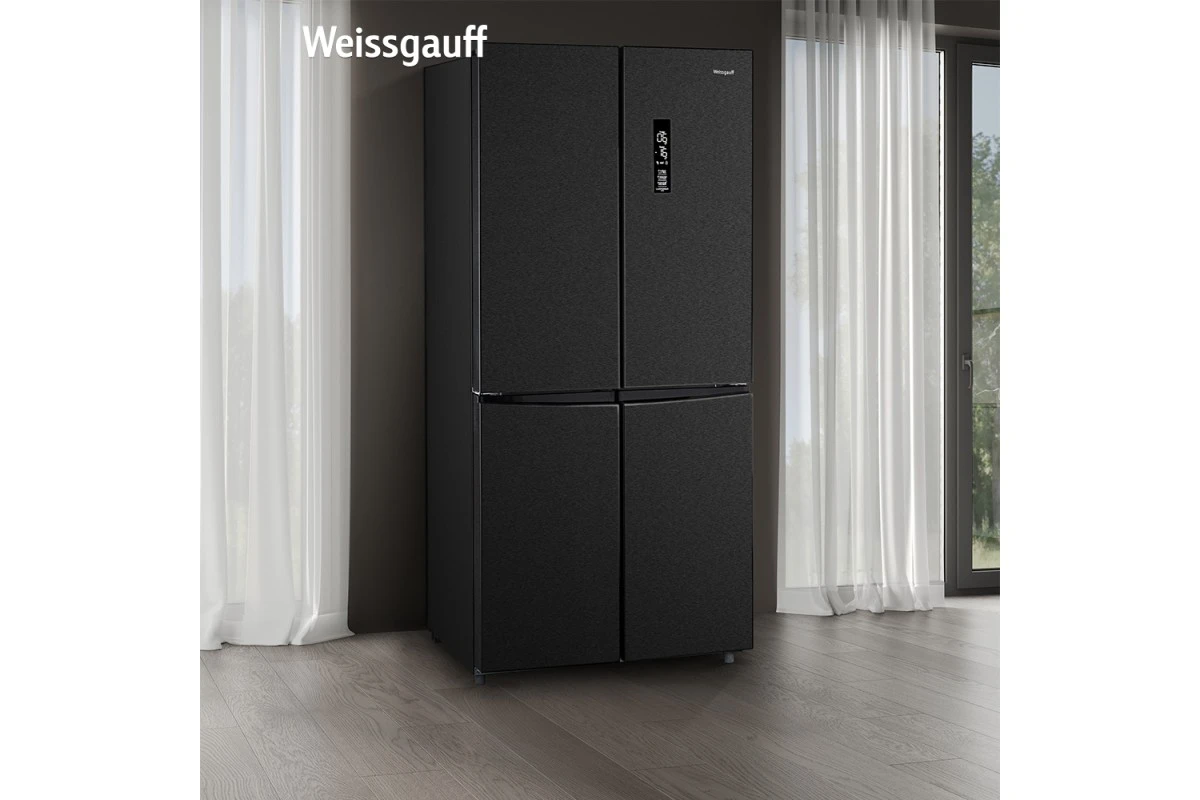 Отдельностоящий холодильник с инвертором Weissgauff WCD 450 XB NoFrost Inverter