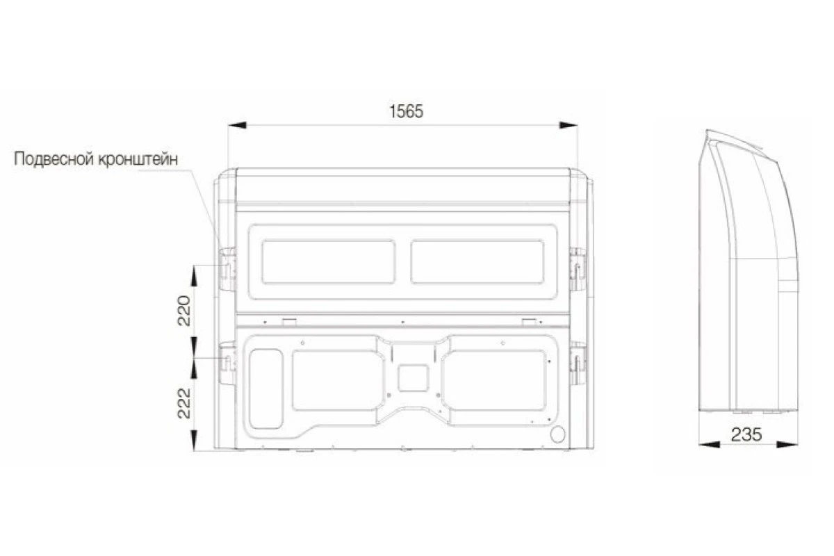 Напольно-потолочный кондиционер Excon CR-01-1422