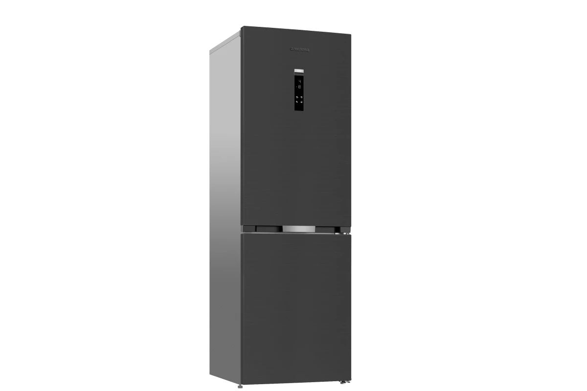 Холодильник с нижней морозильной камерой Grundig GKPN66830FXD