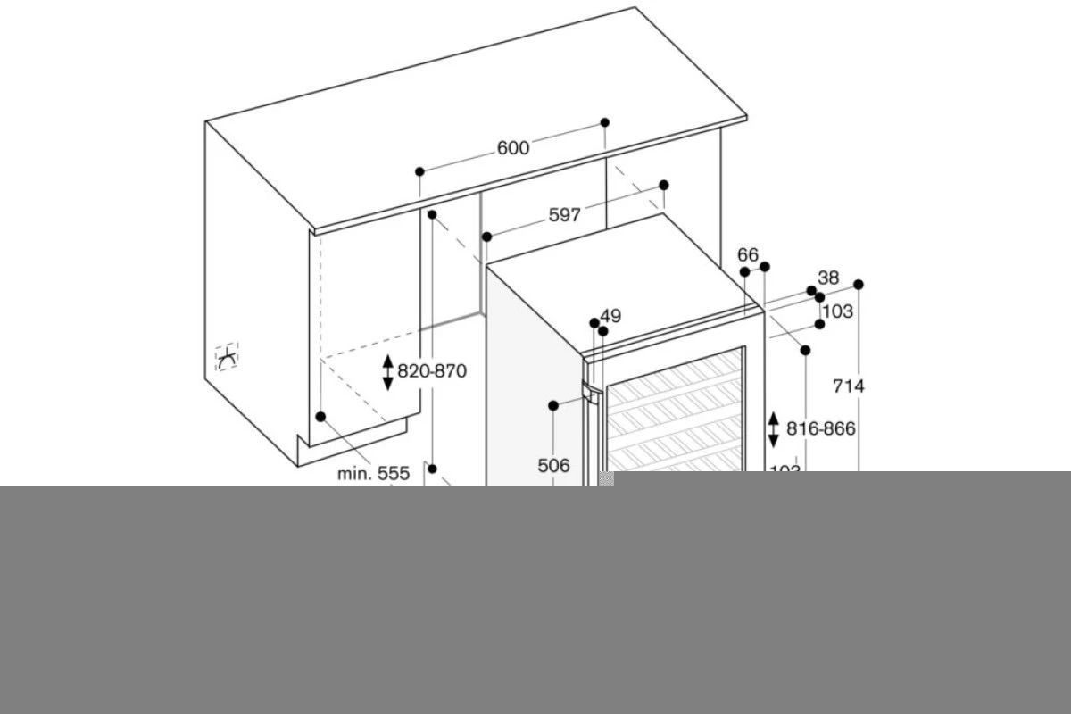 Встраиваемый винный шкаф Gaggenau RW404262