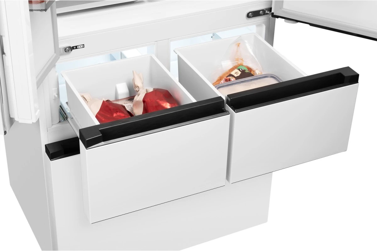 Отдельностоящий холодильник Weissgauff WFD 450 Built-in Inverter NoFrost White