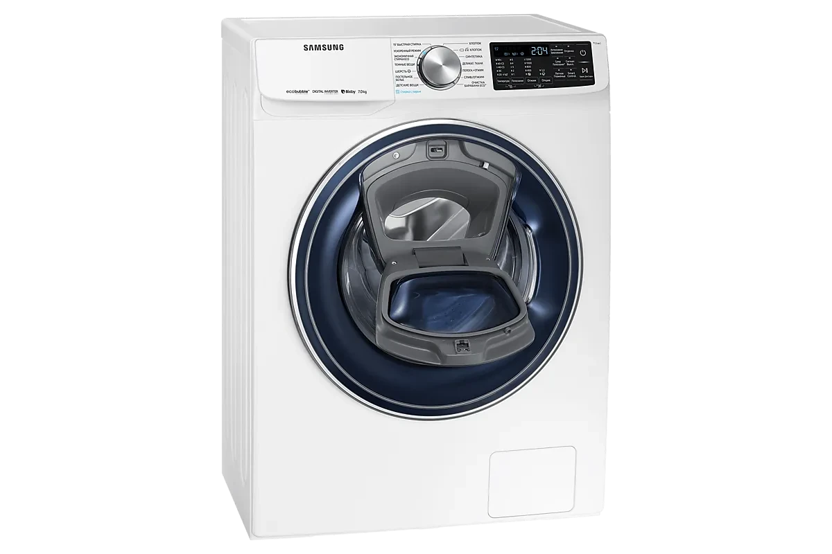 Стиральная машина Samsung WW70R62LVTWDLP (AddWash и Eco Bubble)