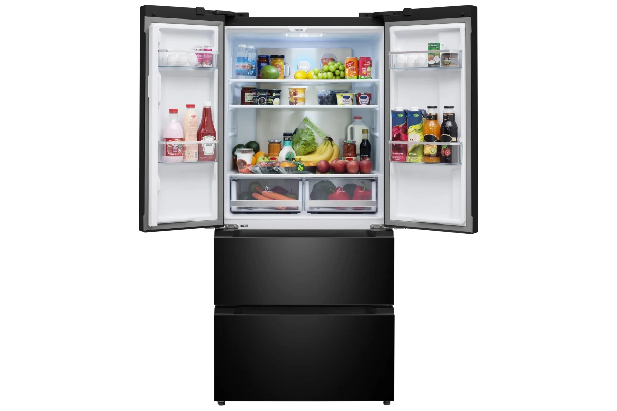 Многокамерный холодильник Meferi MFR83BLACK IX TOTAL NO FROST FRENCH DOOR COMFORT