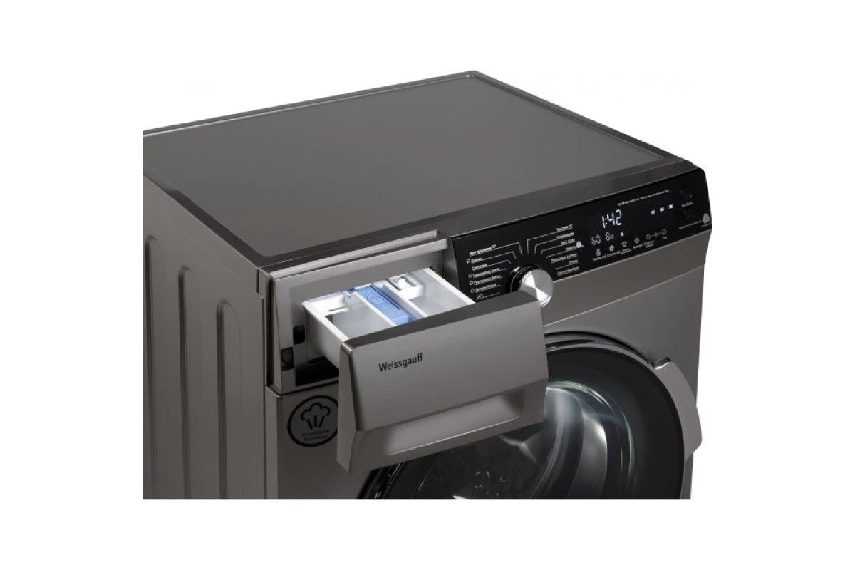 Стиральная машина Weissgauff WM 4947 DC Inverter Steam Silver