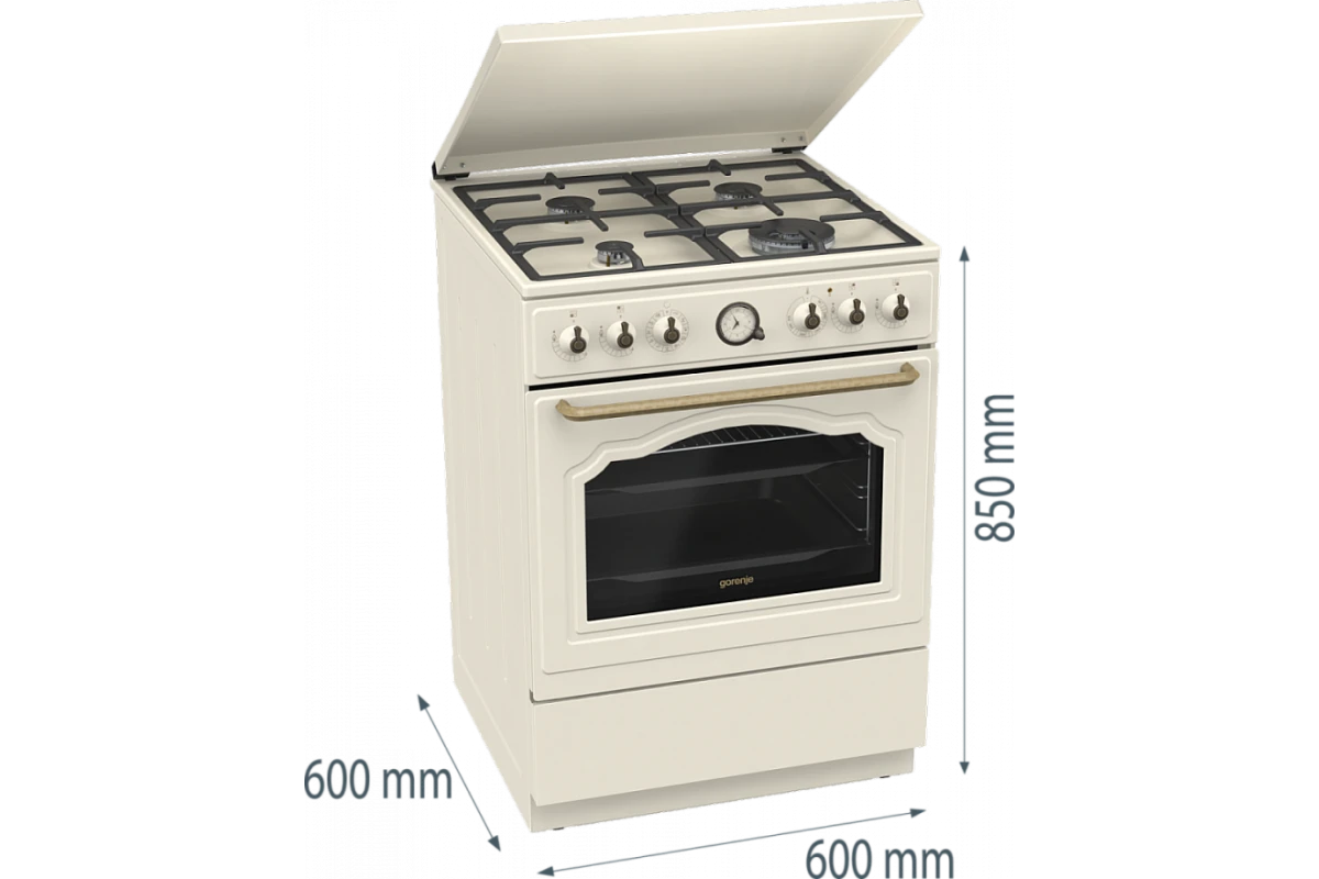 Комбинированная плита Gorenje GKS6C71CLI