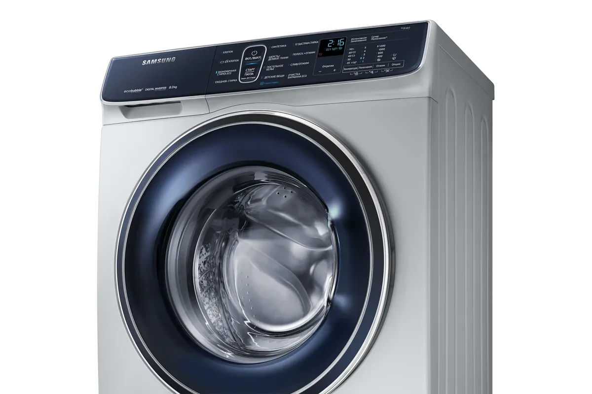 Стиральная машина Samsung WW80R52LCFSDLP (EcoBubble)