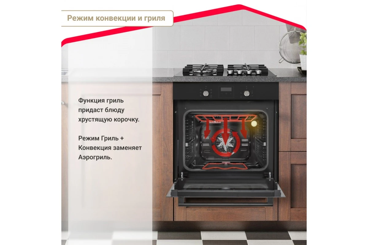 Электрический духовой шкаф Simfer B6ES58016