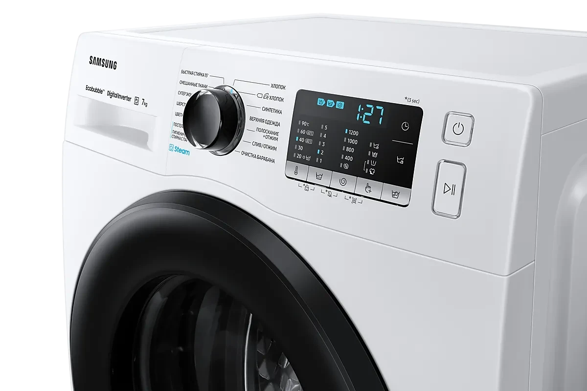 Стиральная машина Samsung WW70AAS22AE/LD (EcoBubble) 7 кг