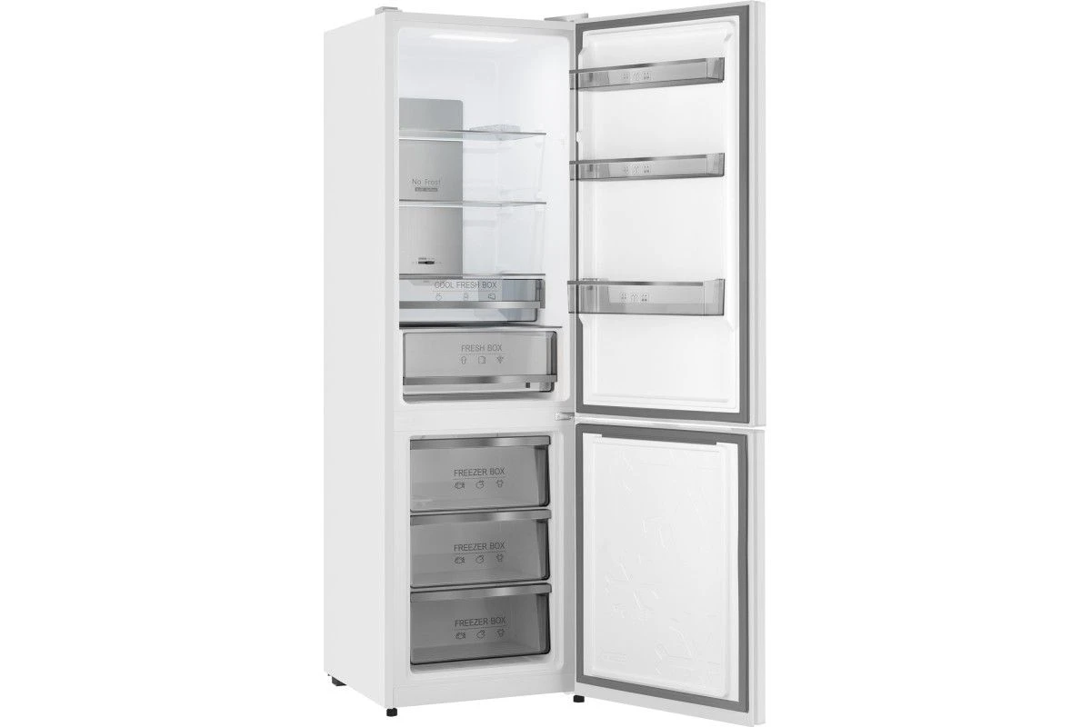 Отдельностоящий холодильник Weissgauff WRK 195 D Full NoFrost White Rock Glass