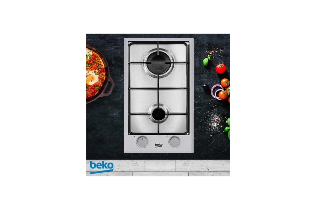 Встраиваемая газовая панель Beko HDCG32220FX
