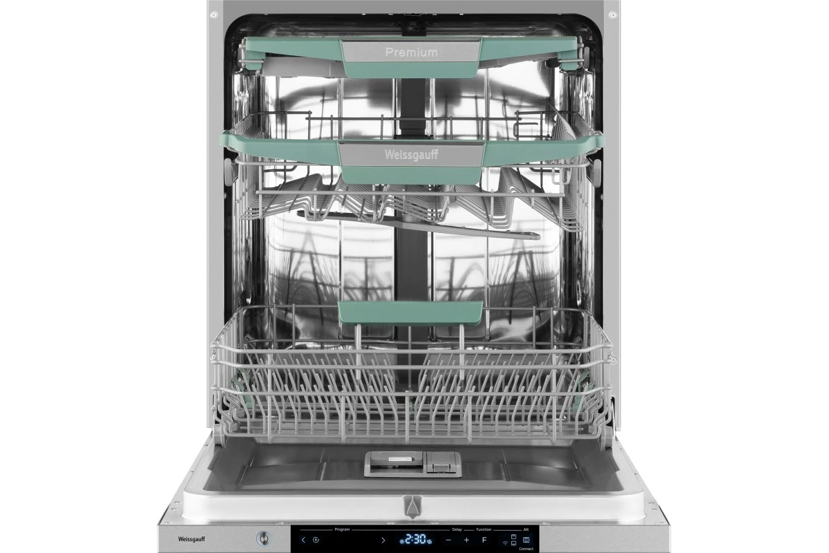 Умная встраиваемая посудомоечная машина Weissgauff BDW 6150 Touch DC Inverter Wi-Fi
