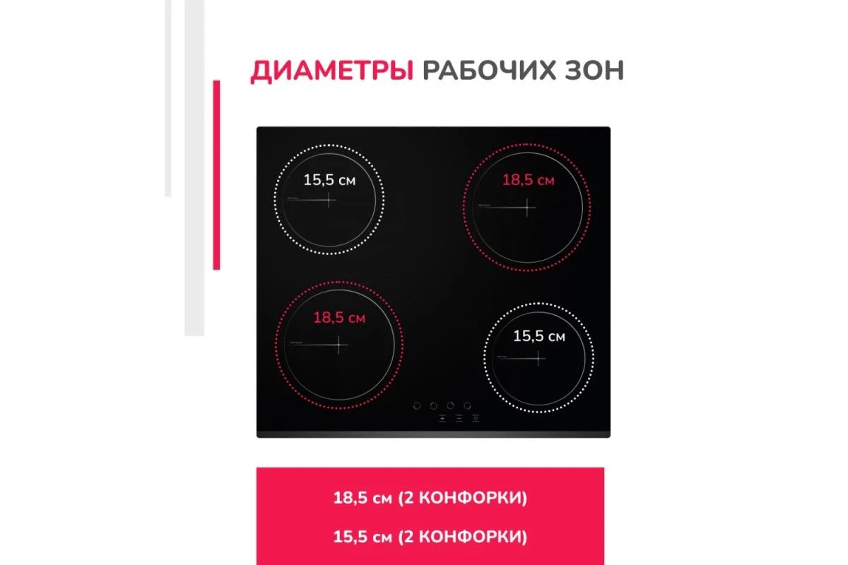 Электрическая варочная панель Simfer H60D14V001