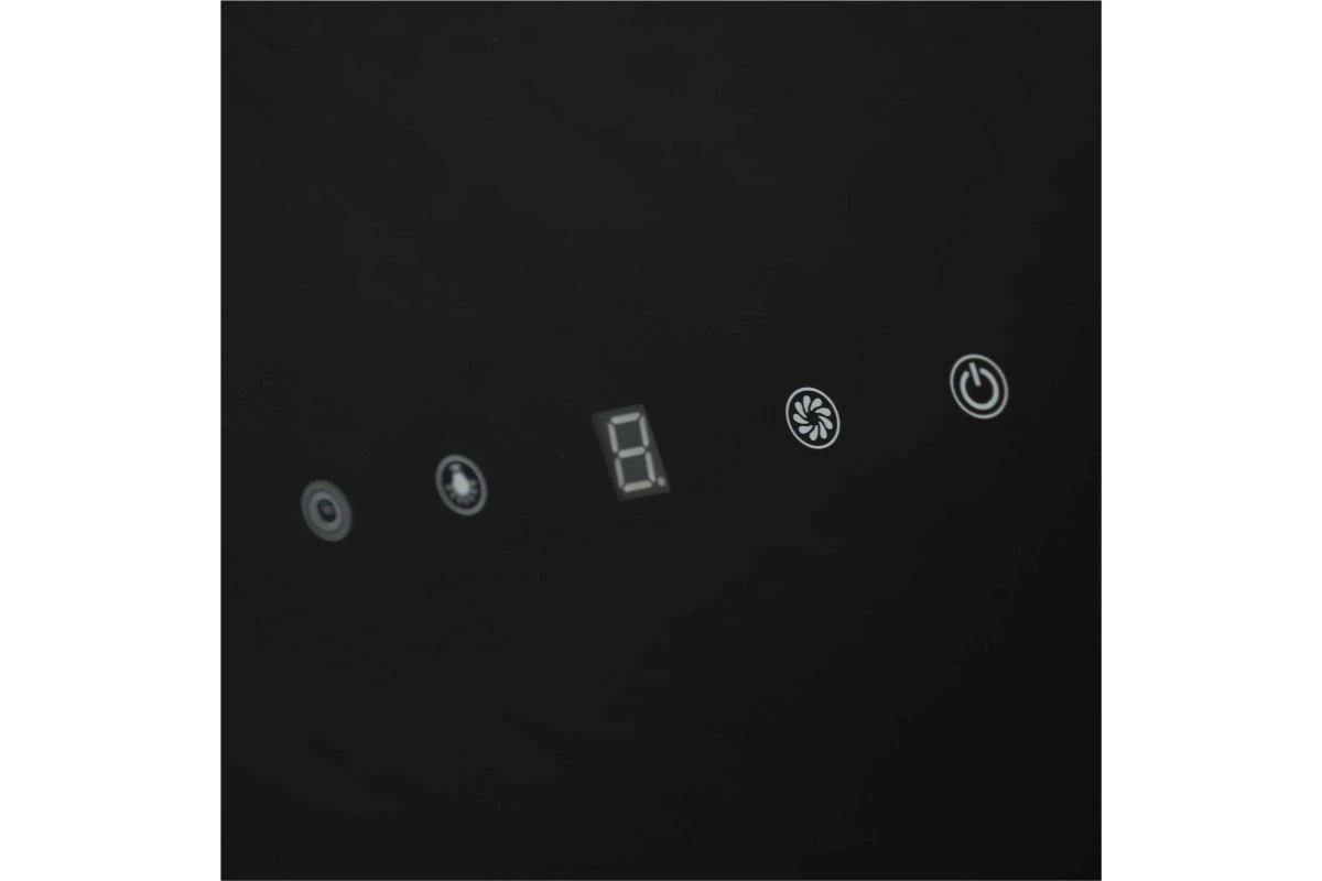 Наклонная кухонная вытяжка LEX Plaza 600 Black