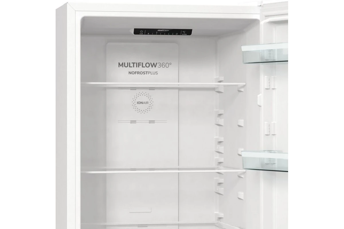Отдельностоящий двухкамерный холодильник Gorenje NRK6191EW4