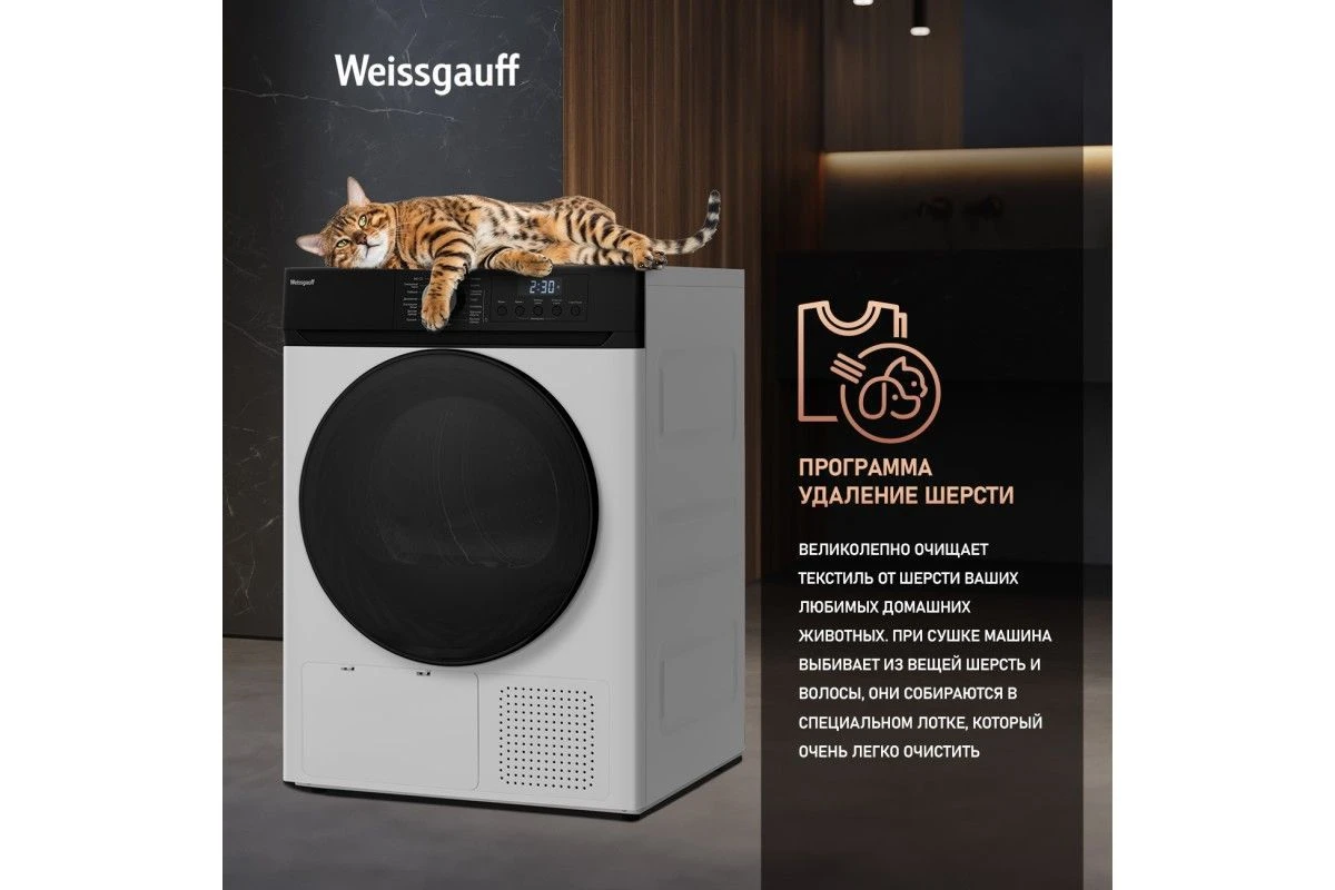 Сушильная машина Weissgauff WD 6010 Heat Pump