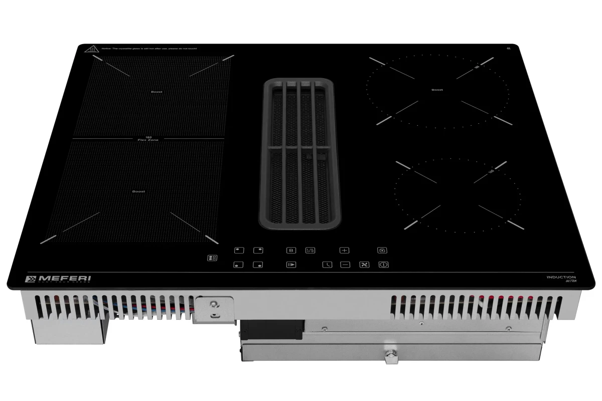 Варочная панель индукционная с вытяжкой MEFERI XSMART60BK ULTRA