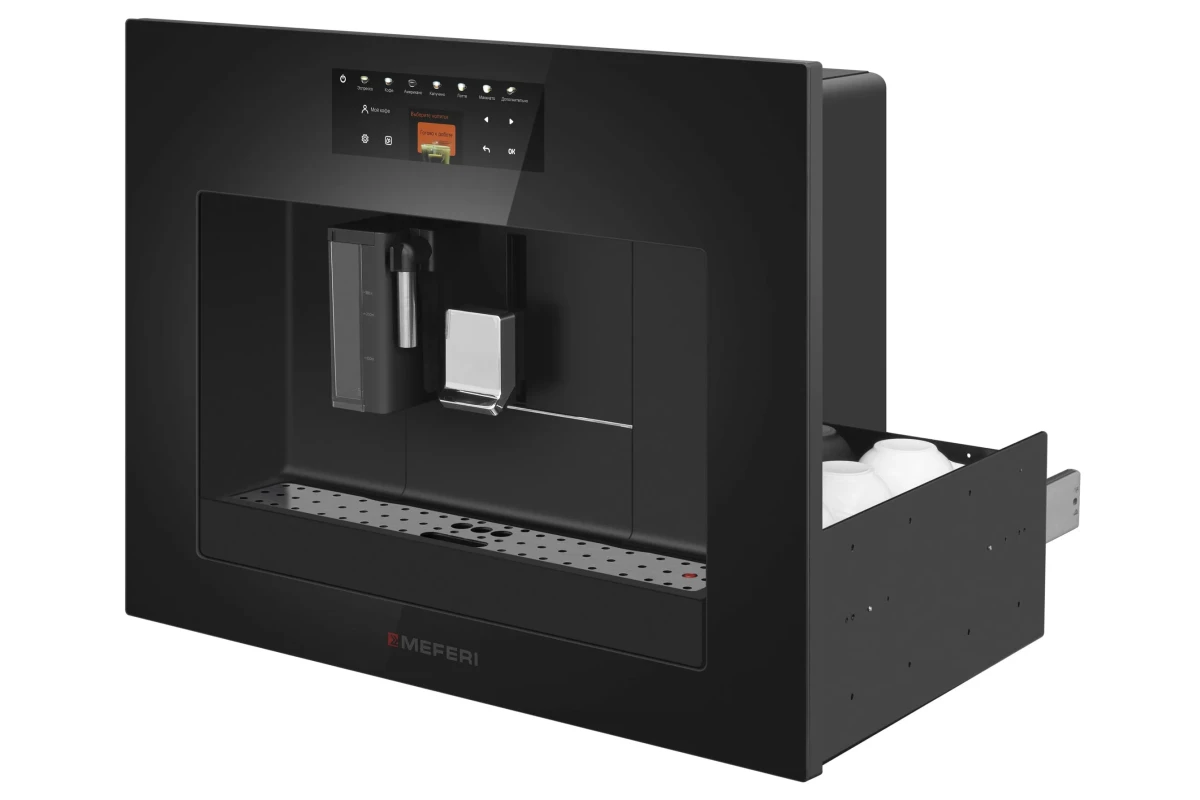 Встраиваемая кофемашина Meferi MCM6010BK COMFORT PLUS