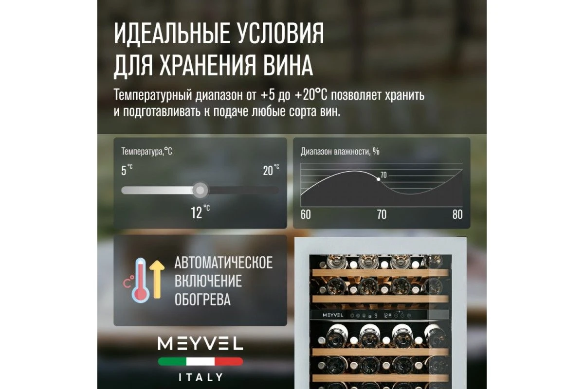 Винный шкаф Meyvel MV46NH-KWT2