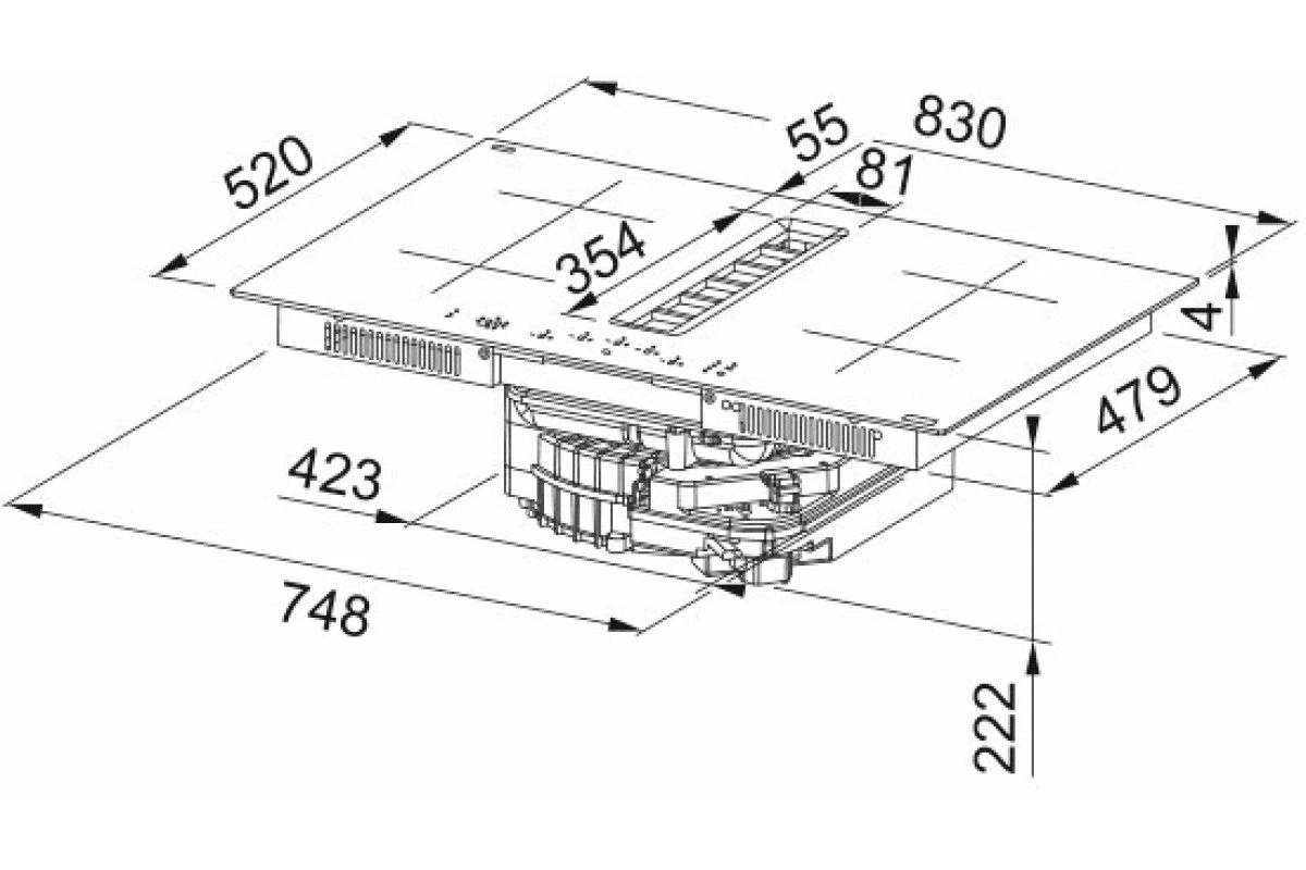 Варочная панель Franke FMA 8372 4RC HI