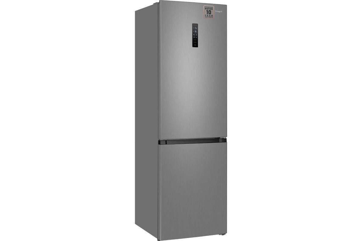 Отдельностоящий холодильник с инвертором Weissgauff WRK 2000 Total NoFrost Inverter Inox