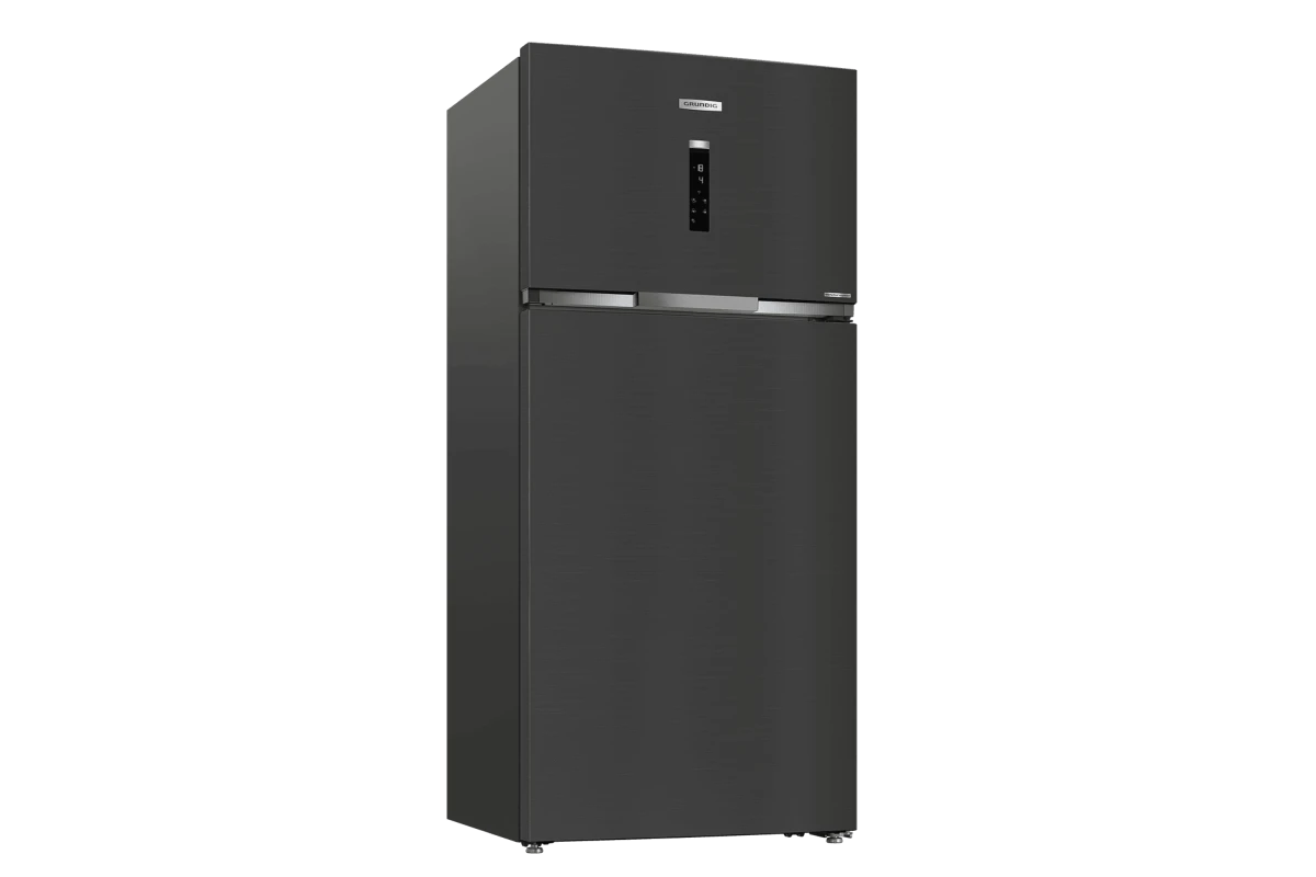 Холодильник с верхней морозильной камерой Grundig GDN18820HXBR