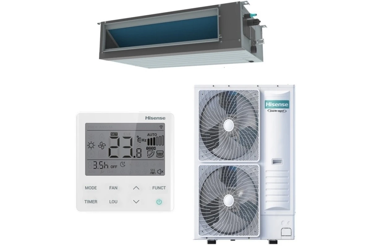 Канальный кондиционер Hisense Heavy EU AUD-60UX4REH8/AUW-60U6RW8