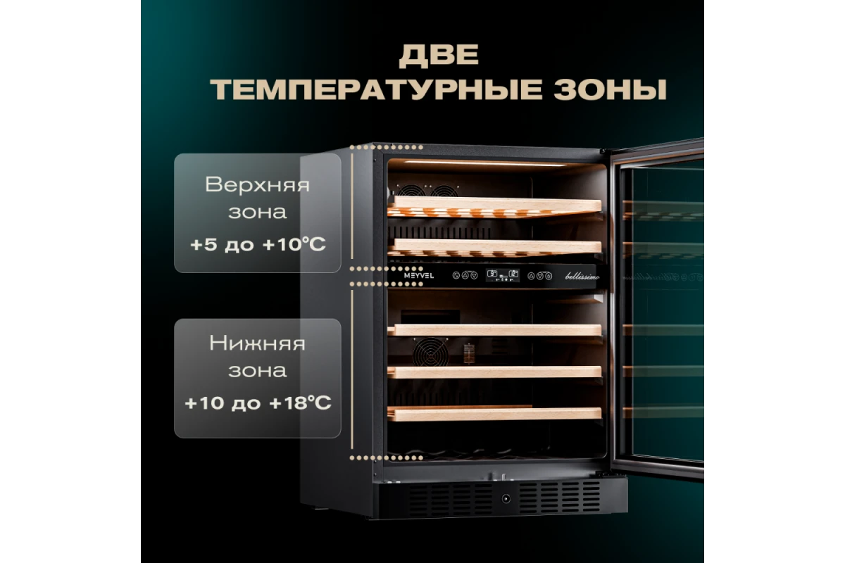 Винный шкаф Meyvel MV46-KBT2