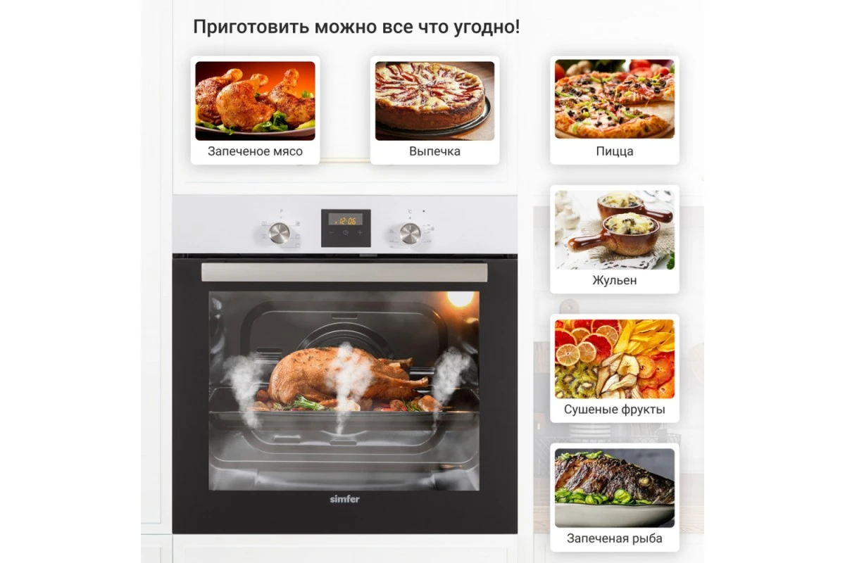 Электрический духовой шкаф Simfer B6EW56016