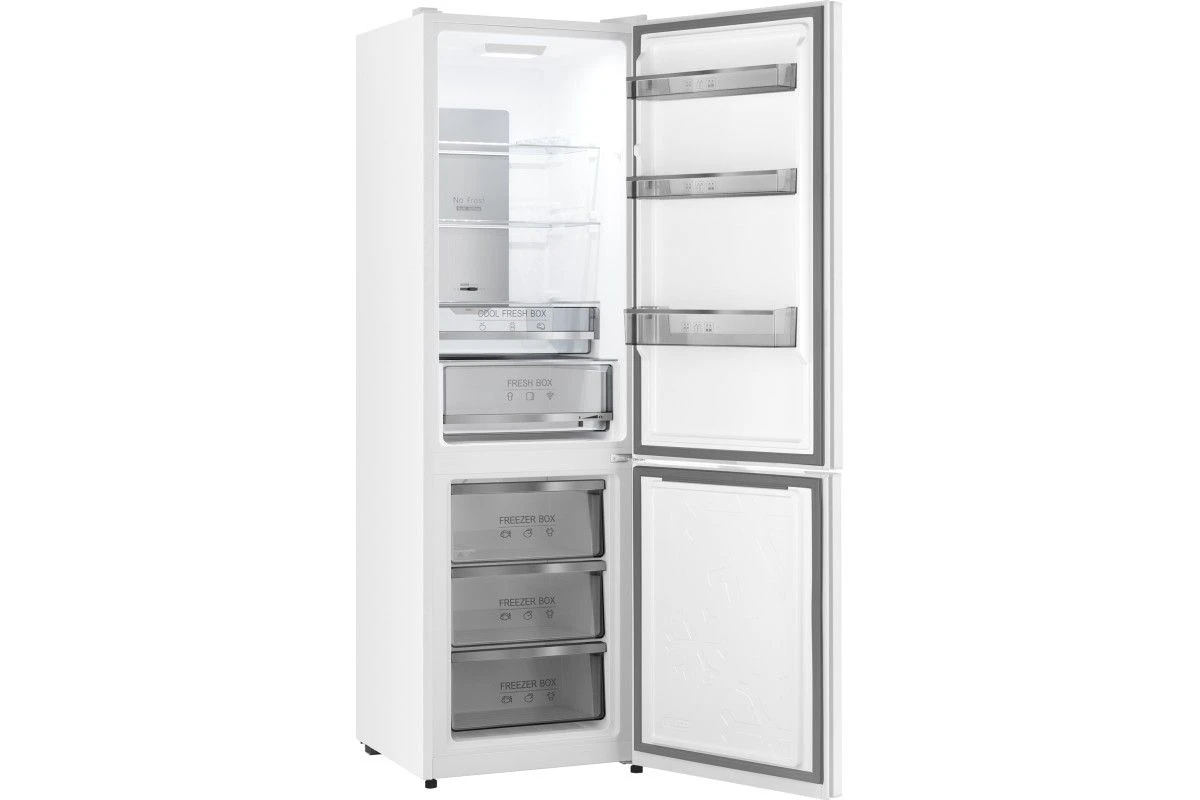 Отдельностоящий холодильник с инвертором Weissgauff WRK 2000 Total NoFrost Inverter White Rock Glass