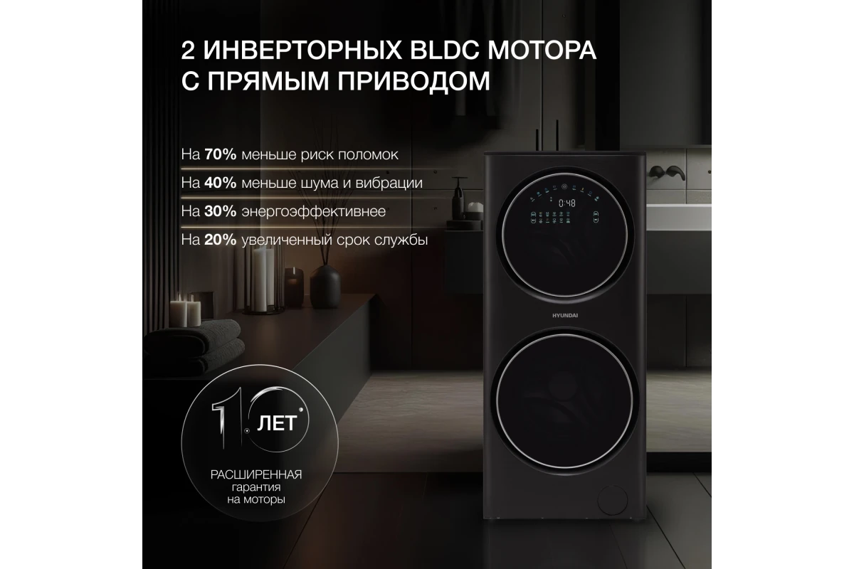 Стиральная машина с сушкой Hyundai WMD9423