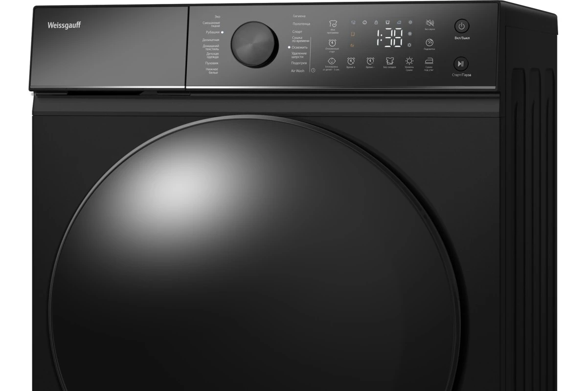 Сушильная машина Weissgauff WD 5910 Heat Pump Matt Black