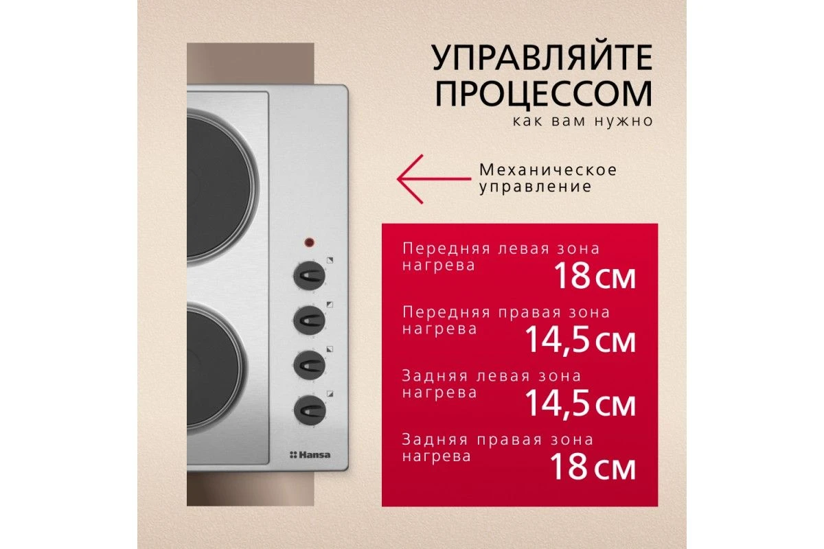 Электрическая панель Hansa BHEI601060