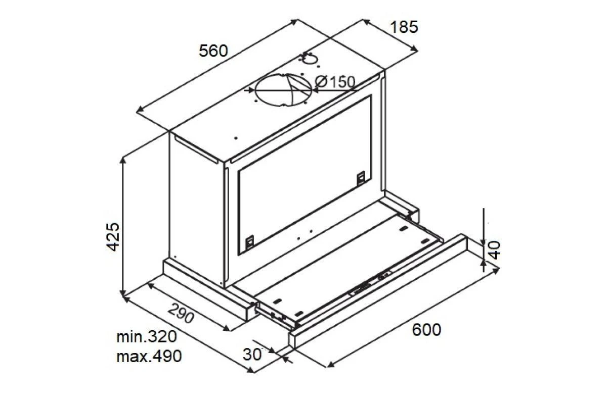 Вытяжка Kuppersberg SLIMBOX 60 GB
