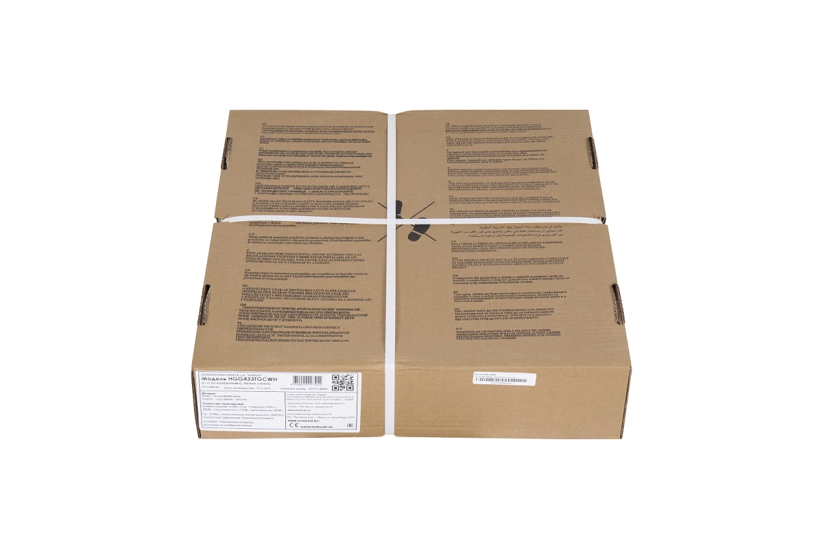 Газовая варочная панель HOMSair HGG433TGCWH