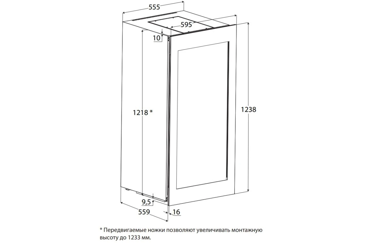 Винный шкаф CASO WineDeluxe WD 60