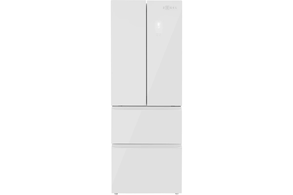 Холодильник French Door ZUGEL ZRFD361W, белое стекло